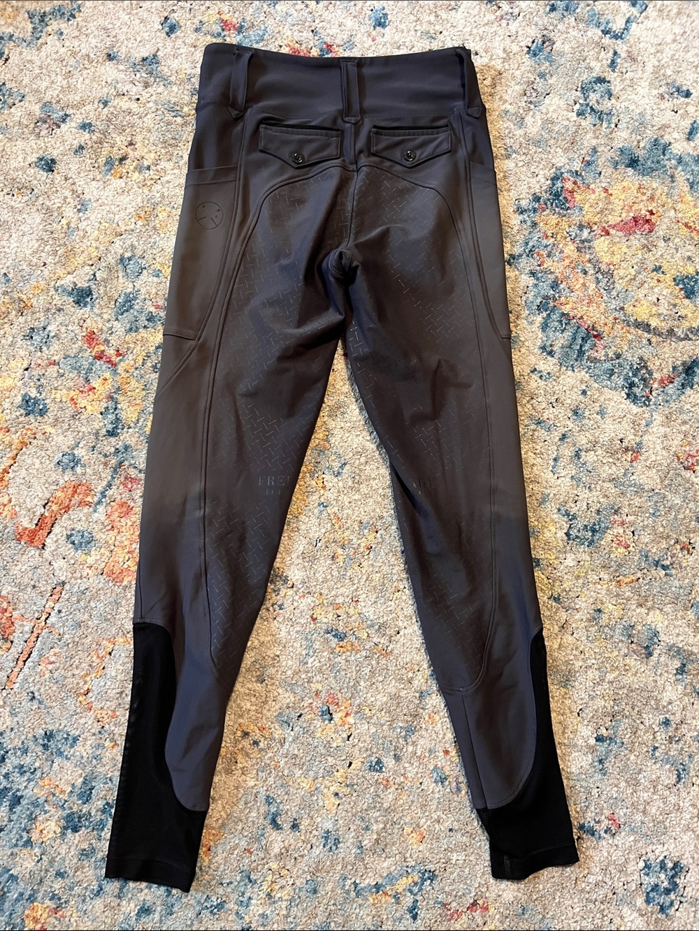 High-Rise Black Performance Riding Leggings - Picture 3 of 3